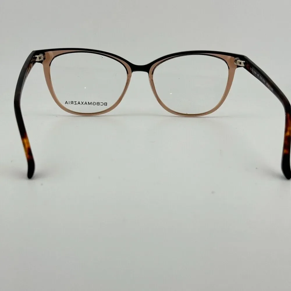BCBGMAXAZRIA SONYA‎ Brown Combo Eyeglasses Frame 52-16-135mm H13379